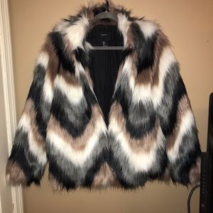 Forever 21 Faux Fur Coat